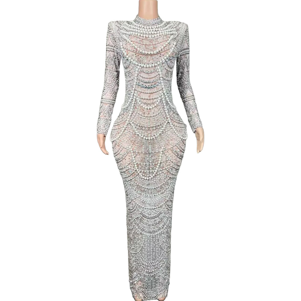 Women Luxury Formal Wear - Vestido Maxi Bodycon de Luxo com