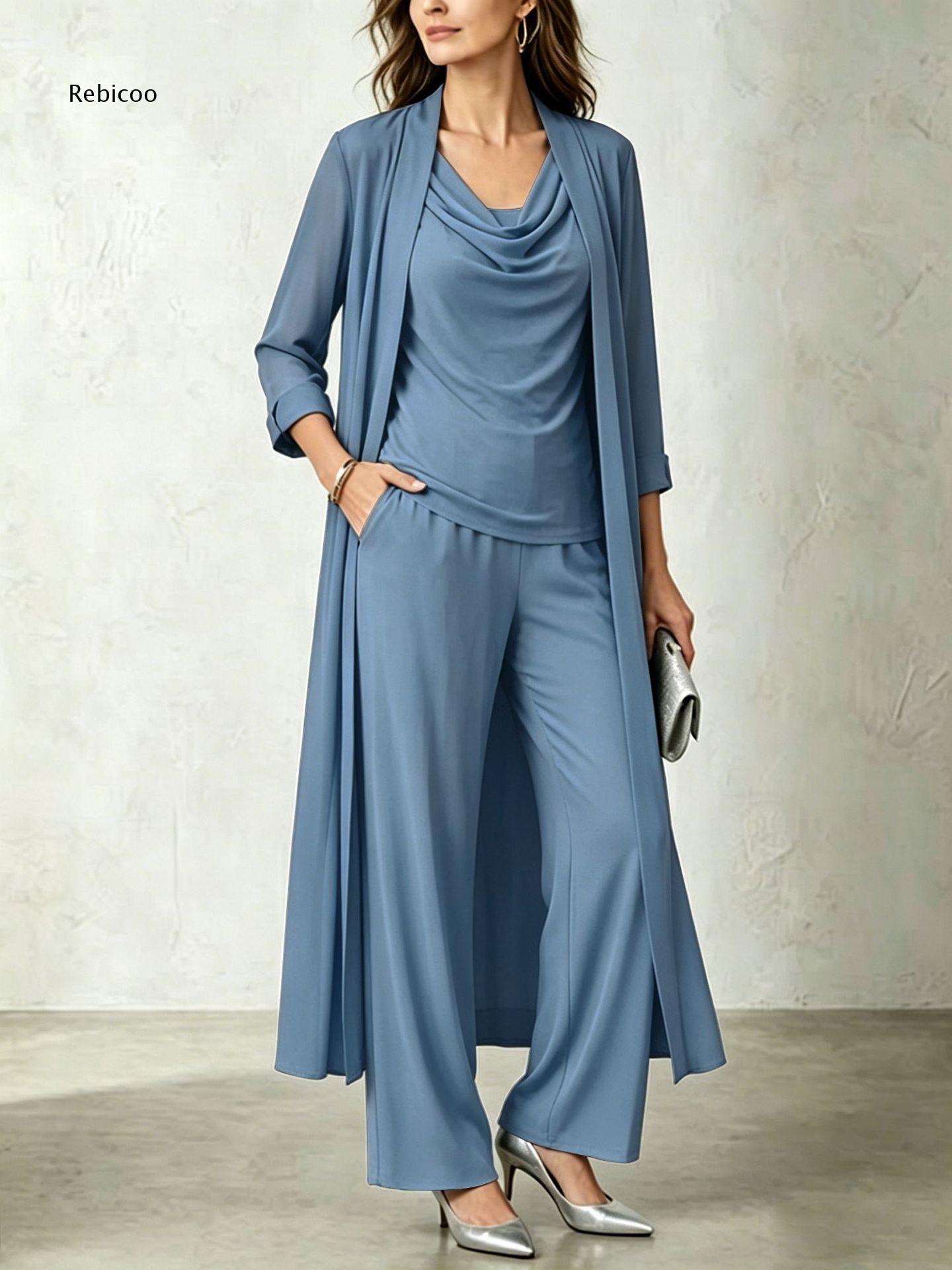 Women'S Formal Wear Cardigan - Conjunto de três peças para mulheres: