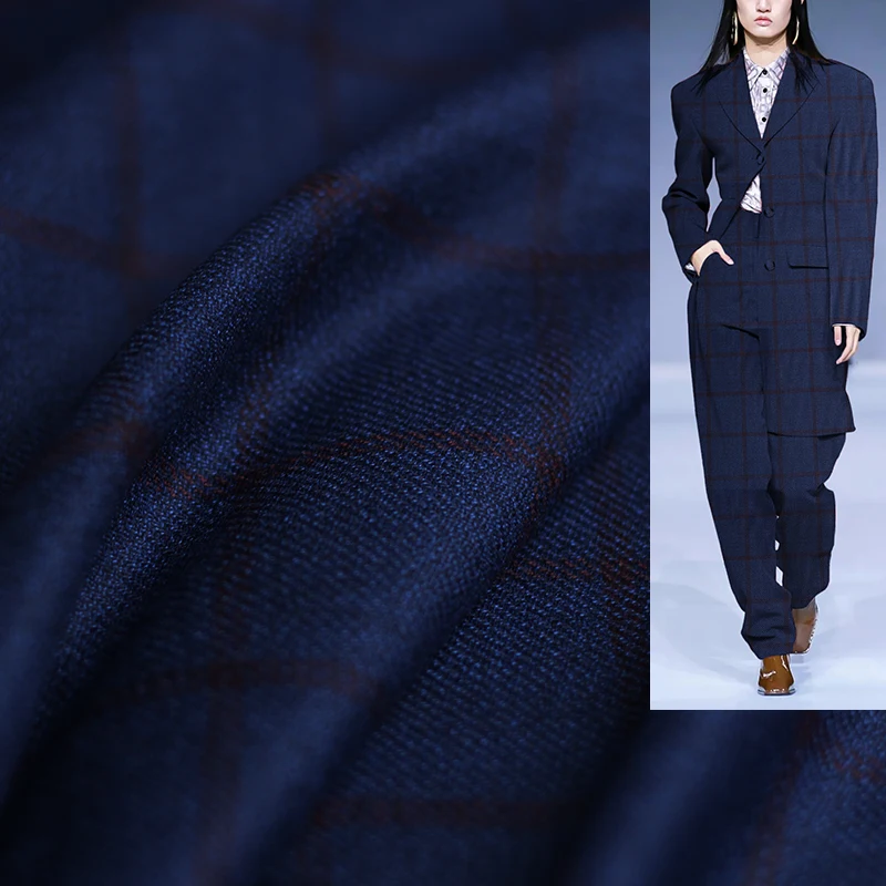 Redraspberry-Tecido de lã pent - Tailored Coat Wool avaliação e preço