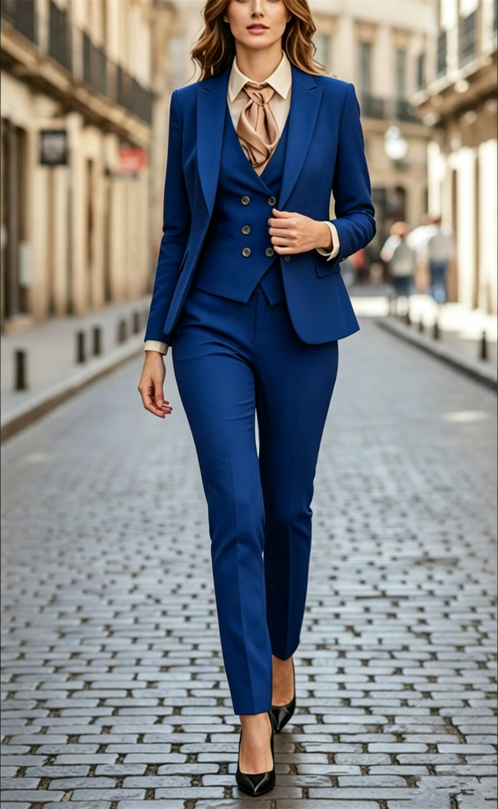 Conjunto feminino preto de 3 p - Women Luxury Formal Wear avaliação e preço