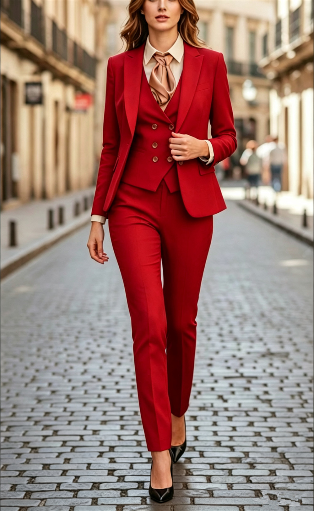 Conjunto feminino preto de 3 p - Women Luxury Formal Wear avaliação e preço