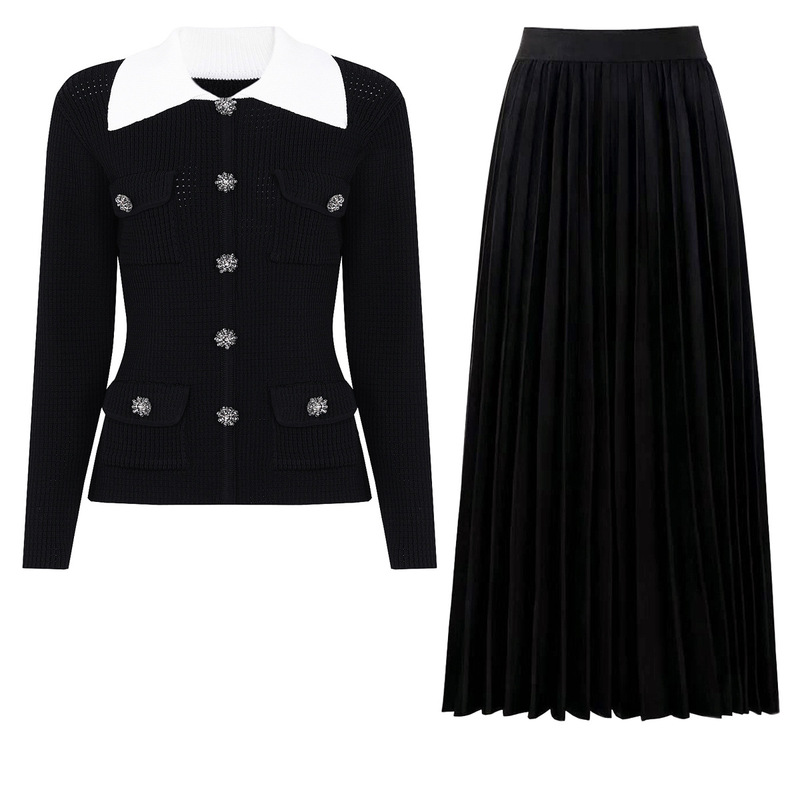 Conjunto Feminino de 2 Peças:  - Women'S Formal Wear Cardigan avaliação e preço