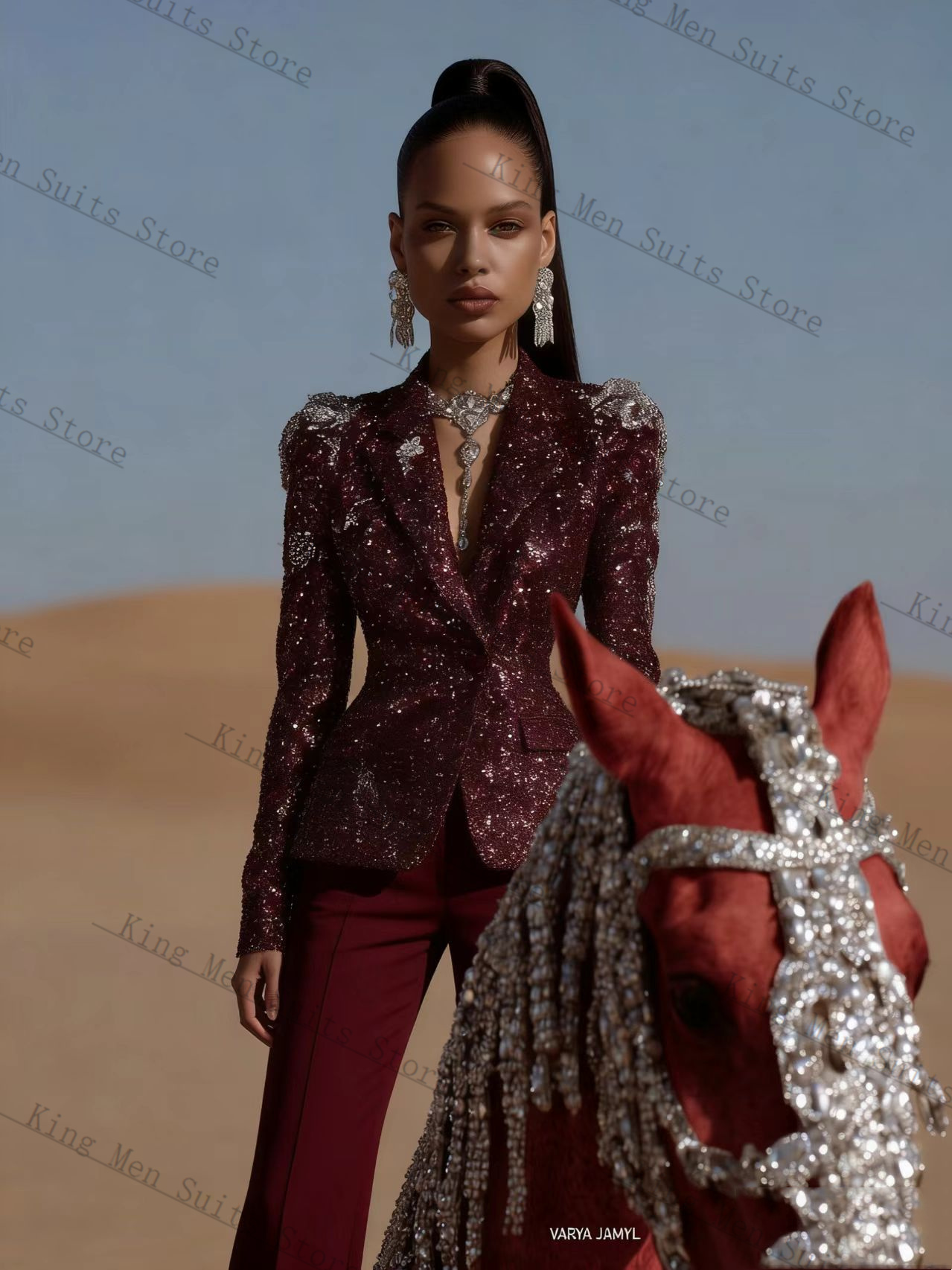 Conjunto de Terno Feminino Bor - Women Luxury Formal Wear avaliação e preço