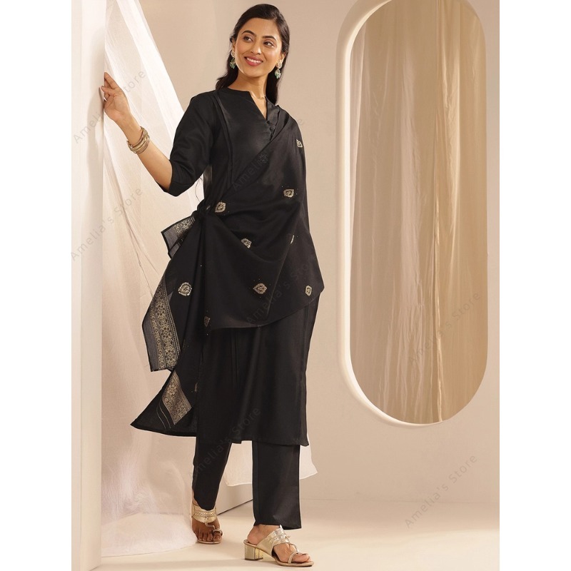 Conjunto de 3 Peças Feminino:  - Women Formal Wear Indian avaliação e preço