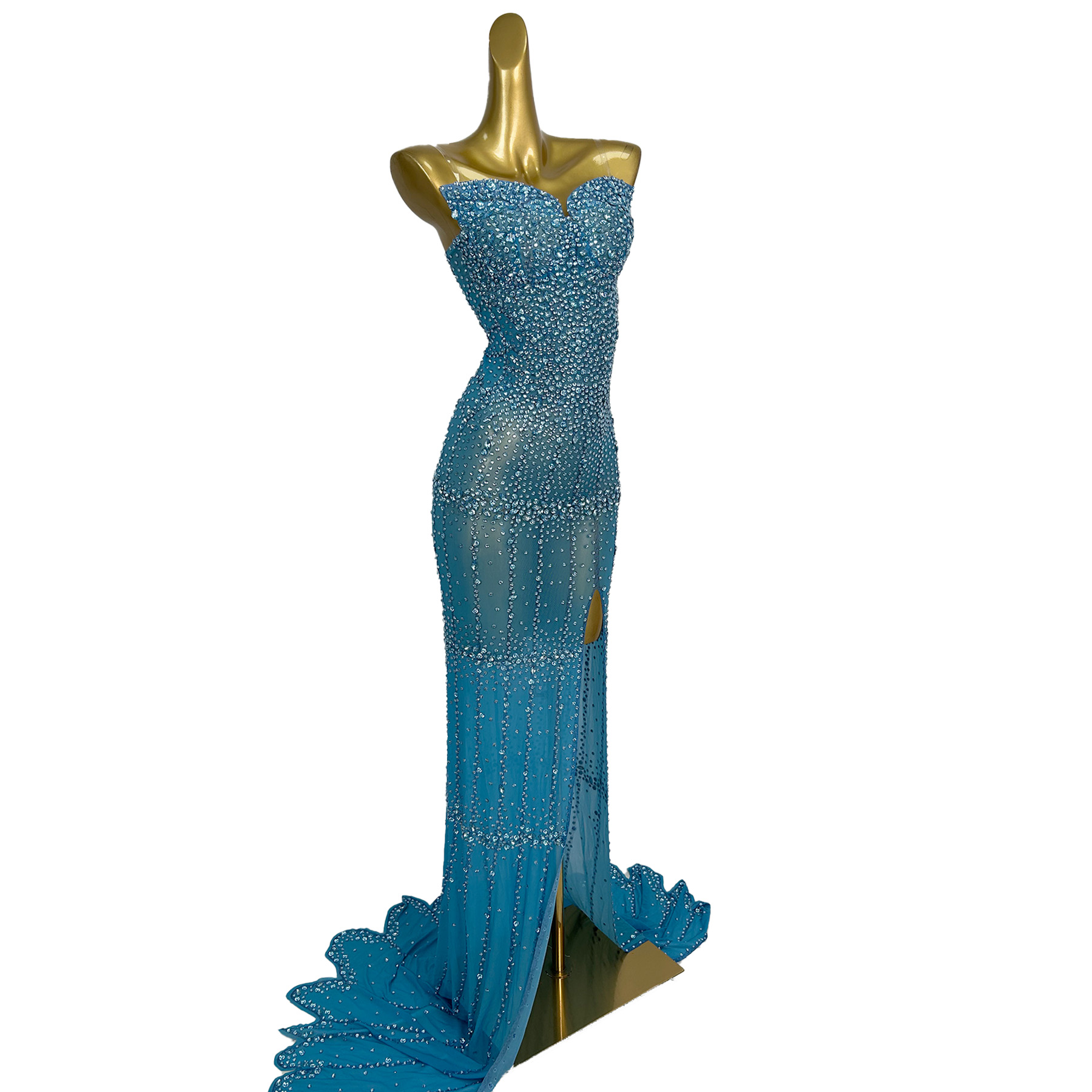 Vestido Longo Formal Luxuoso p - Women Luxury Formal Wear avaliação e preço