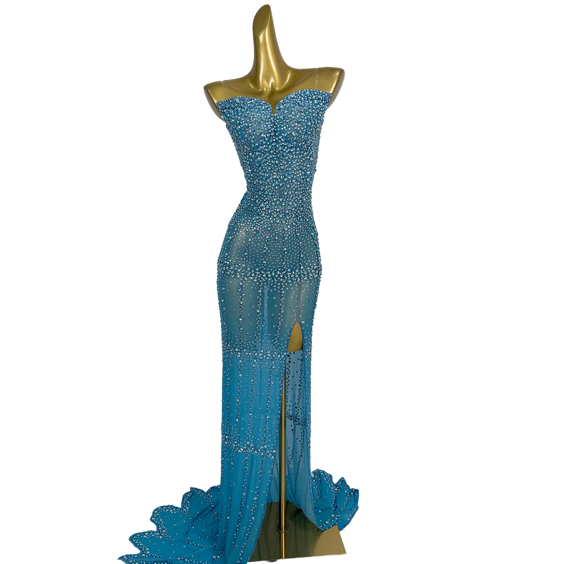 Vestido Longo Formal Luxuoso p - Women Luxury Formal Wear avaliação e preço