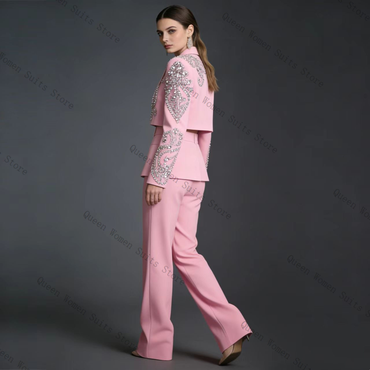 Conjunto de Terno Feminino Ros - Women Luxury Formal Wear avaliação e preço