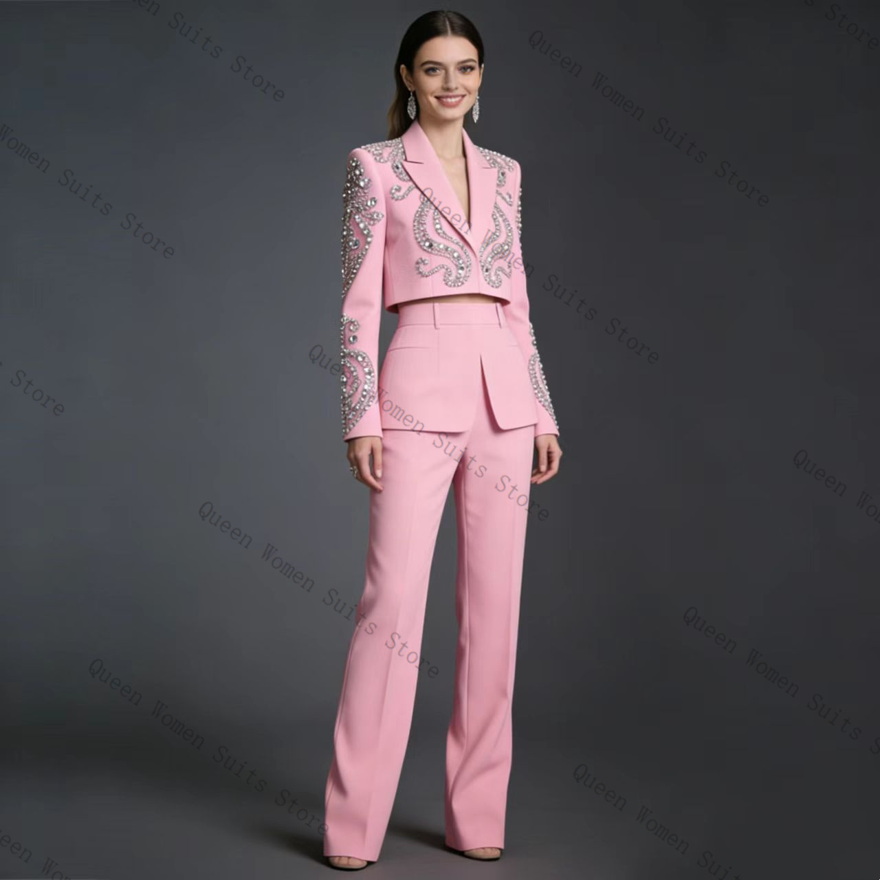 Conjunto de Terno Feminino Ros - Women Luxury Formal Wear avaliação e preço