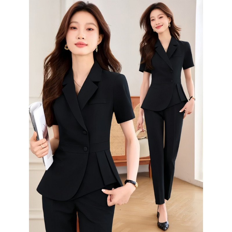 Novo Terno Feminino Azul Marin - Women'S Formal Wear Pants Suit avaliação e preço